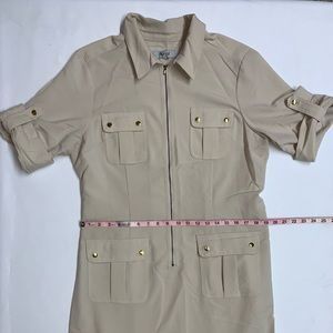 Nicci size 14 snap up belted Dress.